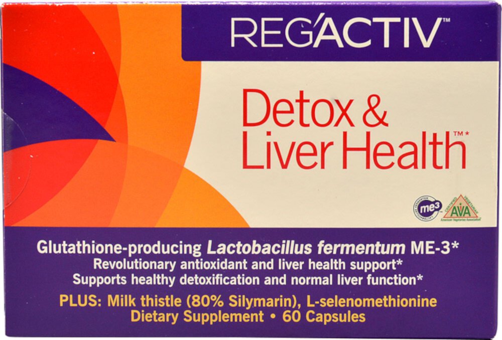Reg'Active™ Детокс и здоровье печени — 60 капсул Essential Formulas