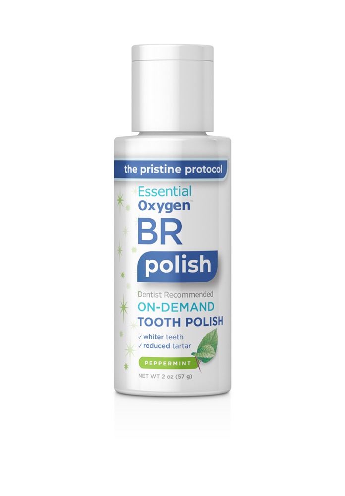 Essential Oxygen BR Tooth Polish Peppermint -- 2 oz Essential Oxygen