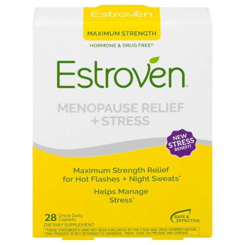 Menopause Relief Maximum Strength + Energy -- 28 Caplets Estroven