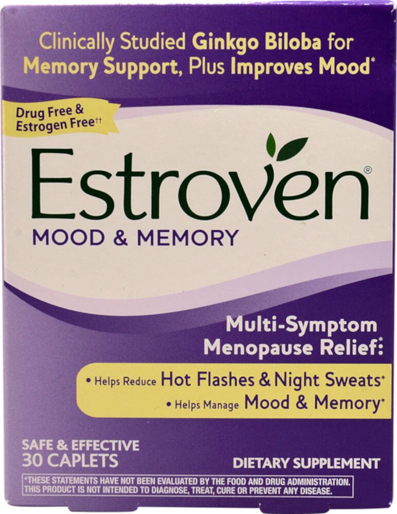 Estroven Stress Plus настроение и память -- 30 капсул Estroven