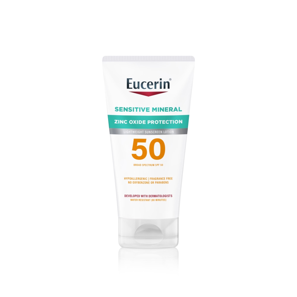 Eucerin Sun Sensitive Минеральный солнцезащитный лосьон SPF 50 -- 4 жидких унции Eucerin