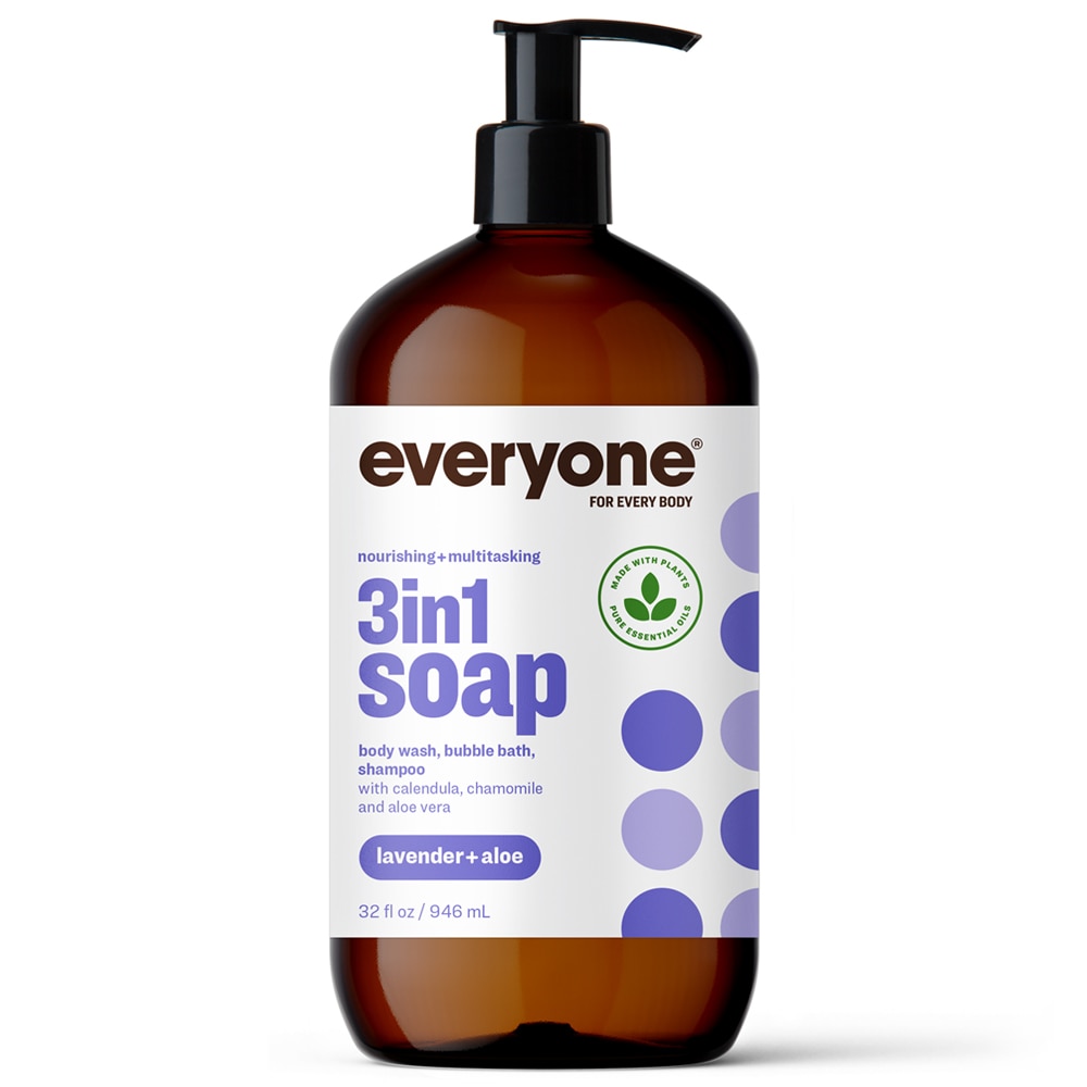 3 in 1 Soap - Lavender and Aloe -- 32 fl oz Everyone