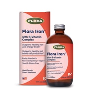 Железо + Травы с Витаминами группы В - 228мл - Flora Flora