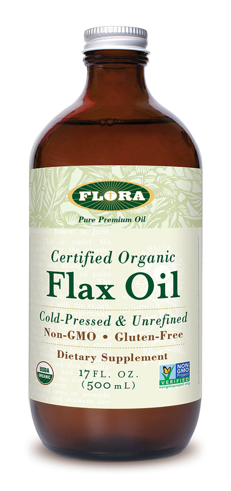 Органическое льняное масло - 500 мл - Flora Flora
