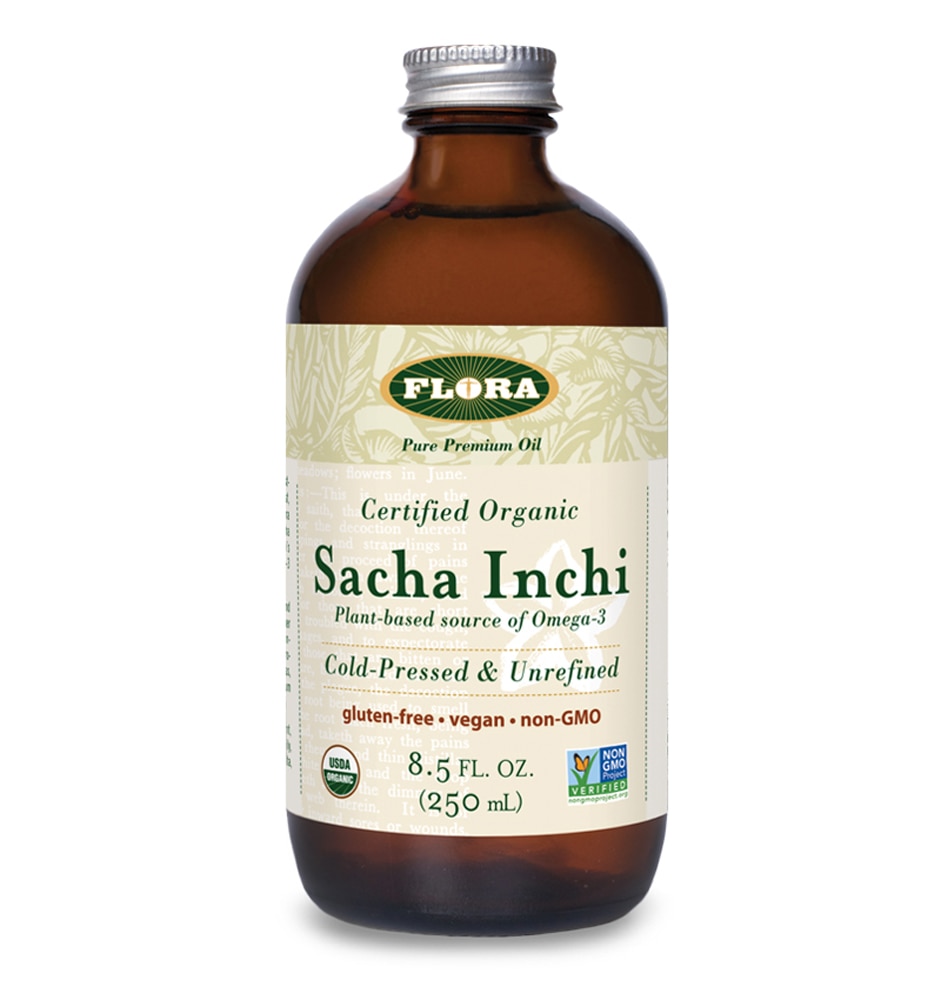 Sacha Inchi Liquid (Жидкость) -- 8.5 fl oz (Жидкие унции) Flora