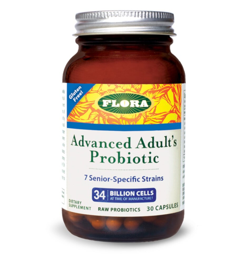 Udo's Choice Advanced Adult's Probiotic -- 34 billion cells - 30 Capsules (Капсулы) Flora