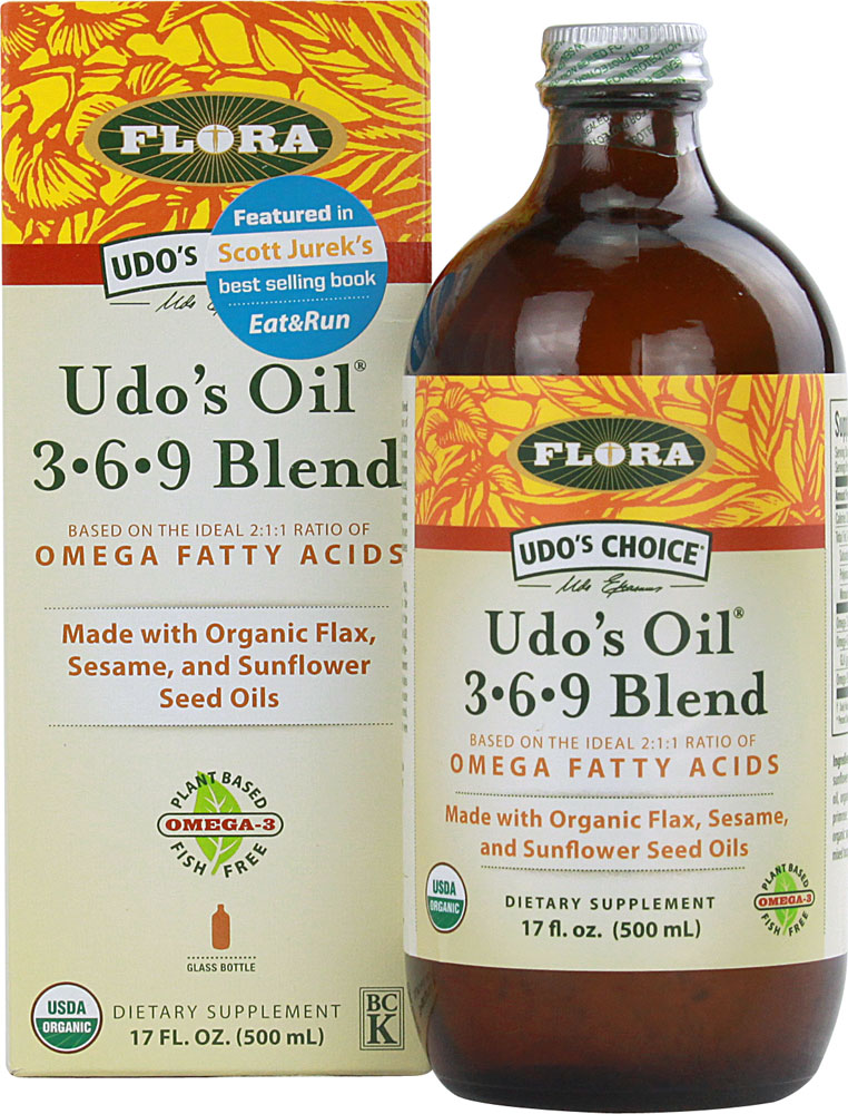 Udo's Choice® Udo's Oil™ 3 6 9 Blend -- 17 fl oz (Жидкие унции) Flora