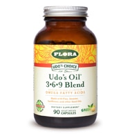 Flora Udo's Choice® Udo's Oil™ 3 6 9 Blend -- 90 вегетарианских мягких капсул Flora