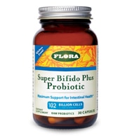 Udo's Choice® Super Bifido Plus Probiotic -- 102 billion cells - 30 Vegetarian Capsules (Вегетарианские капсулы) Flora