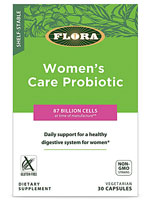 Пробиотик Flora Women's Care — 30 вегетарианских капсул Flora