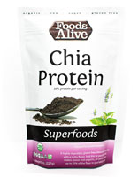 Foods Alive Organic Superfoods Chia Protein Powder Raw — 8 унций Foods Alive