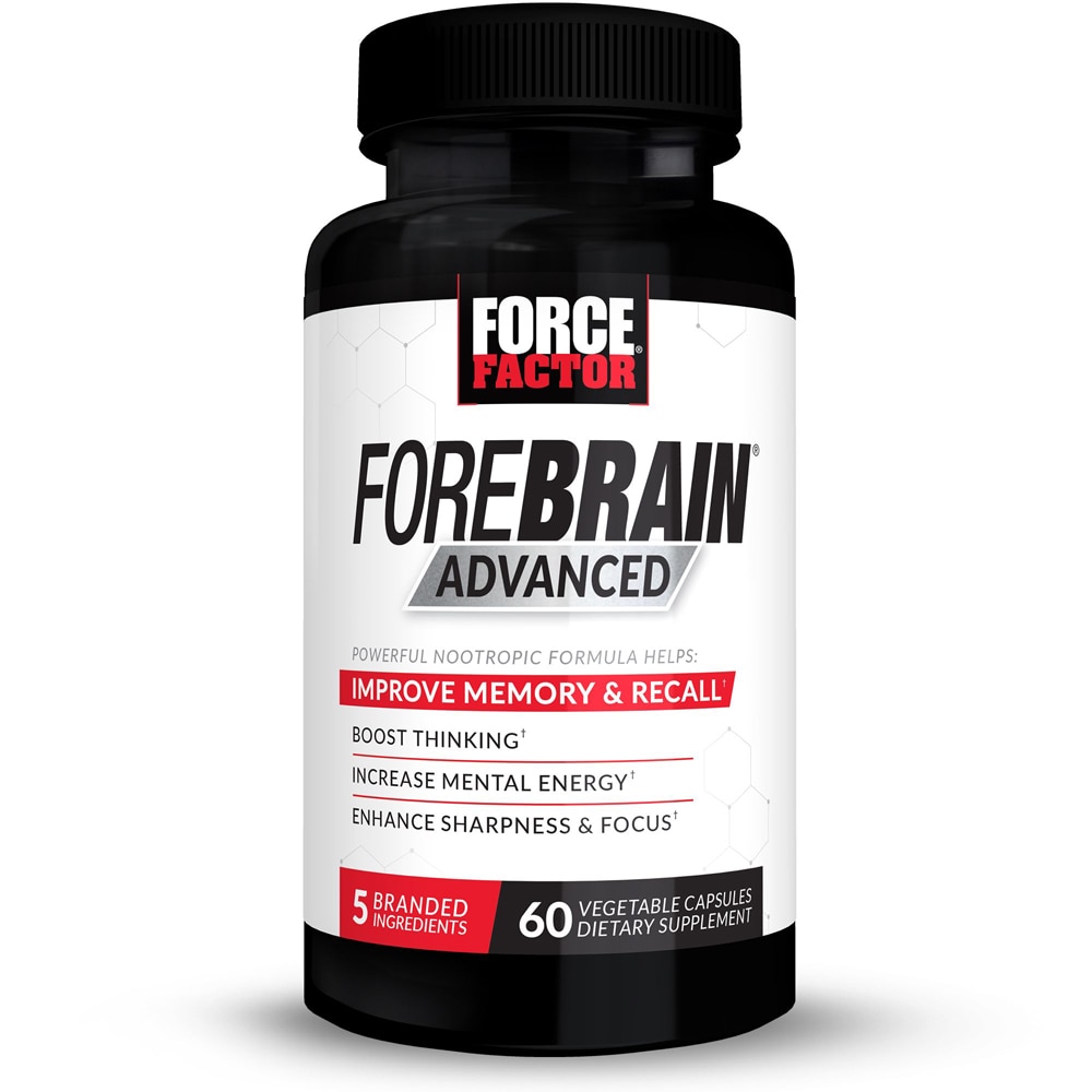 Forebrain® Advanced Memory & Recall Support -- 60 Vegetable Capsules (Растительные капсулы) Force Factor