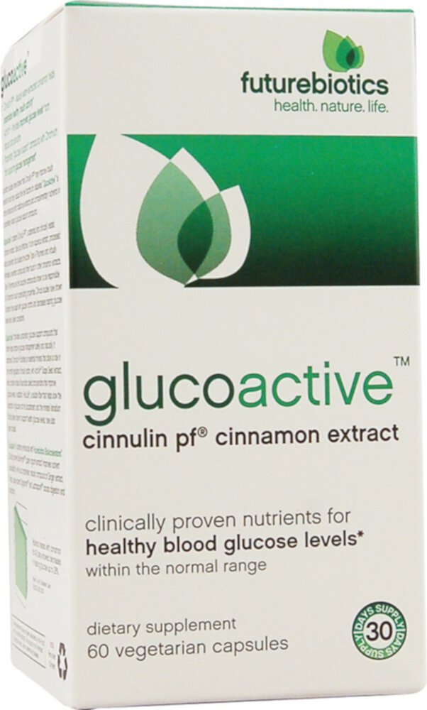 GlucoActive® - 60 вегетарианских капсул - FutureBiotics FutureBiotics