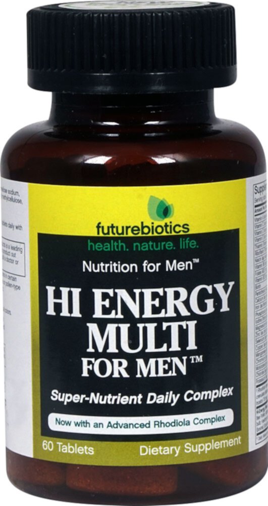 Hi-Energy Multi For Men™ -- 60 Tablets (Таблетки) FutureBiotics