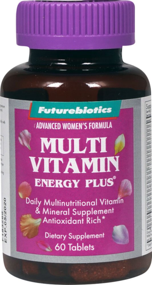 Multi Vitamin Energy Plus® For Women -- 60 Tablets (Таблетки) FutureBiotics