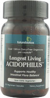 Acidophilus, Долгоживущий - 1 миллиард КОЕ - 100 Вегетарианских Капсул - FutureBiotics FutureBiotics