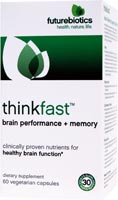 ThinkFast™ Brain Performance + Memory -- 60 Vegetarian Capsules (Вегетарианские капсулы) FutureBiotics