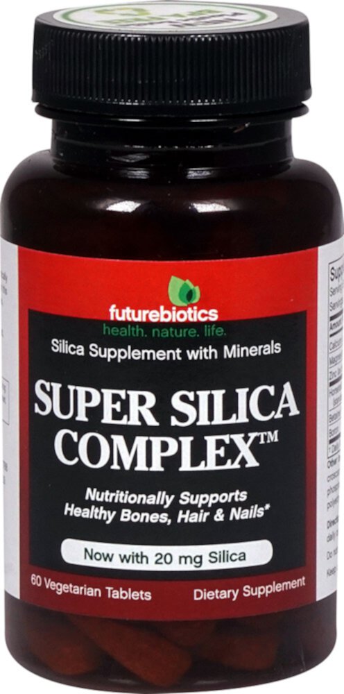 Futurebiotics Super Silica Complex™ — 20 мг — 60 вегетарианских таблеток FutureBiotics