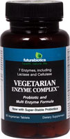 Vegetarian Enzyme Complex™ -- 90 Vegetarian Tablets (Вегетарианские таблетки) FutureBiotics