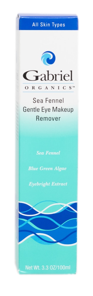 Нежное средство для снятия макияжа с глаз с морским фенхелем Gabriel Organics -- 3,3 унции Gabriel