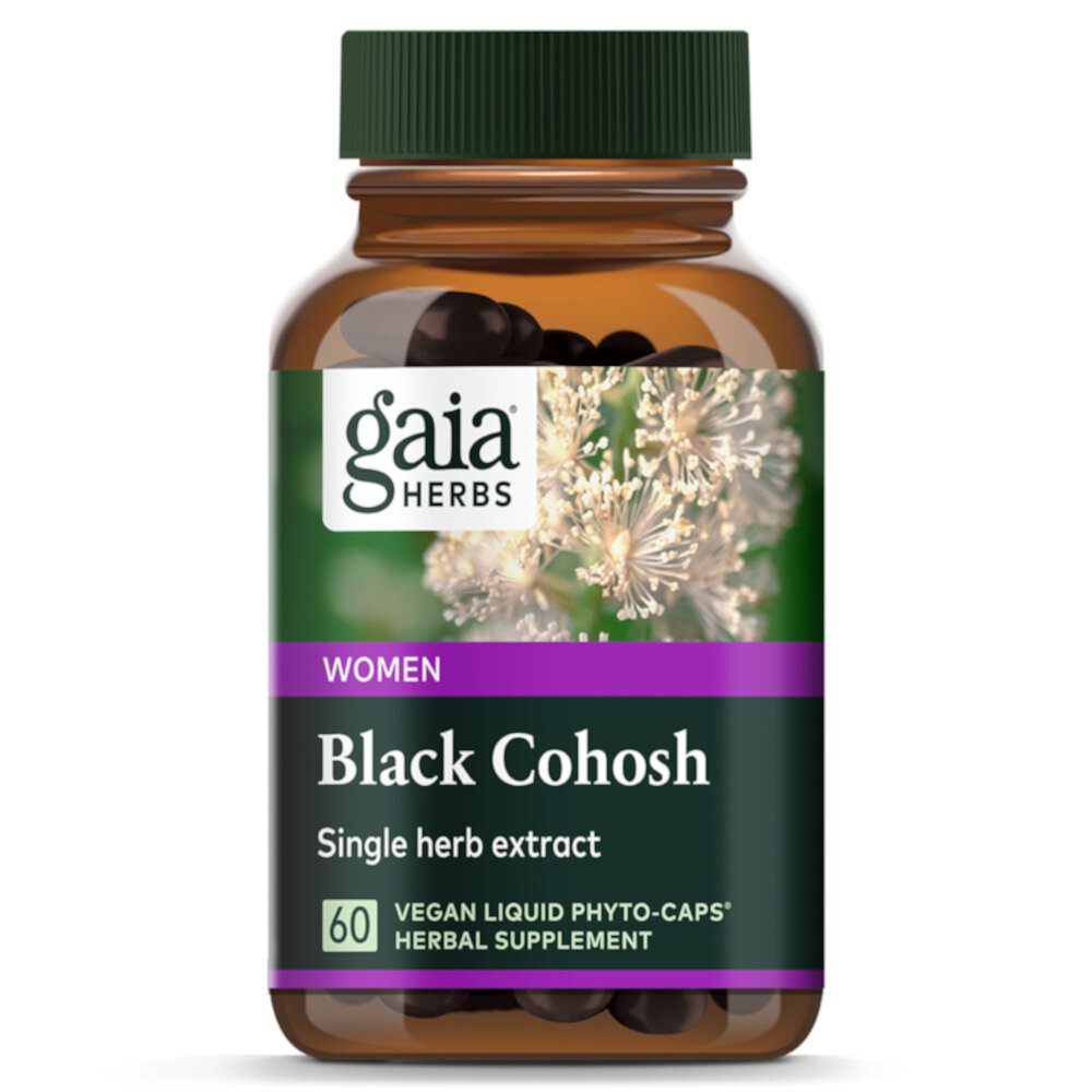 Gaia Herbs Black Cohosh -- 60 вегетарианских жидких фито-капсул Gaia Herbs
