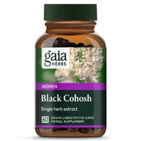 Black Cohosh -- 60 Vegetarian Liquid Phyto-Caps (Жидкие фитокапсулы) Gaia Herbs