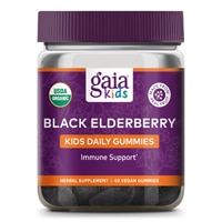 Gaia Herbs Black Elderberry Kids Daily Gummies -- 40 Gummies Gaia Herbs