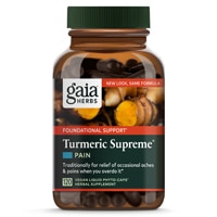 Curcumin Synergy™ Turmeric Supreme Pain -- 120 Vegetarian Liquid Phyto-Caps (Жидкие фитокапсулы) Gaia Herbs