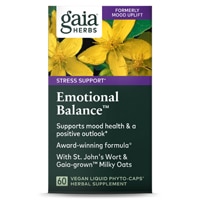 Emotional Balance™ -- 60 Vegan Liquid Phyto-Caps (Веганские жидкие фитокапсулы)® Gaia Herbs