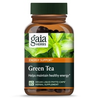 Зеленый чай Gaia Herbs -- 60 вегетарианских жидких капсул Phyto-Caps™ Gaia Herbs