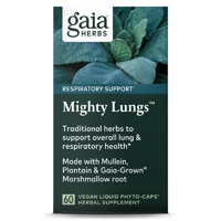 Gaia Herbs Mighty Lungs™ -- 60 веганских жидких фито-капсул Gaia Herbs