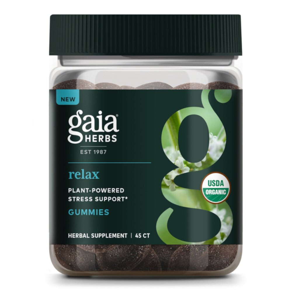 Relax Gummies (Жевательные конфеты) -- 45 Gummies Gaia Herbs