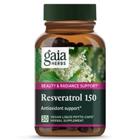 Resveratrol 150 -- 50 Vegan Liquid Phyto-Caps (Веганские жидкие фитокапсулы) Gaia Herbs