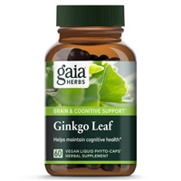 Single Herbs Ginkgo Leaf -- 60 Vegan Liquid Phyto-Caps (Веганские жидкие фитокапсулы)™ Gaia Herbs