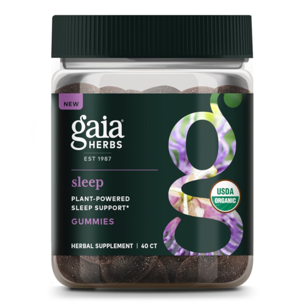 Sleep Gummies (Жевательные конфеты) -- 40 Gummies Gaia Herbs