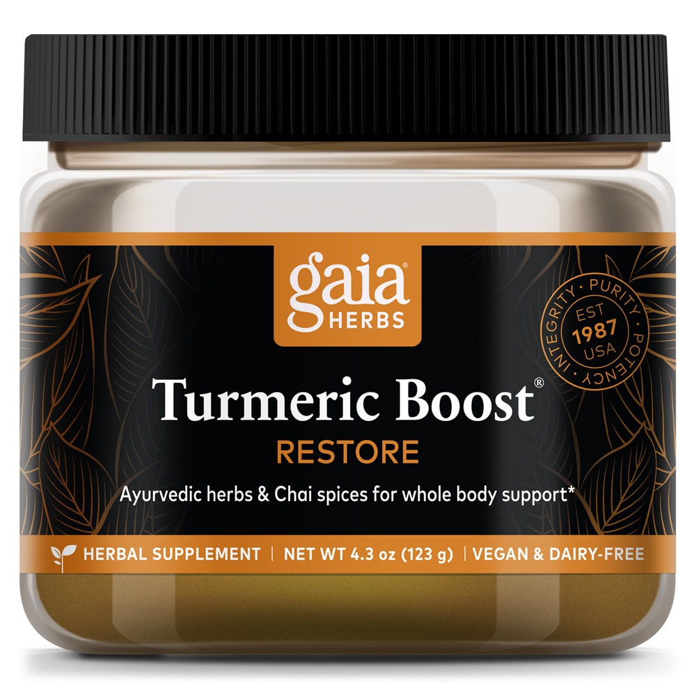 Turmeric Boost® Restore -- 4.3 oz (Унции) Gaia Herbs