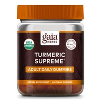 Turmeric Supreme Adult Daily Gummies (Жевательные конфеты) -- 40 Vegan Gummies Gaia Herbs