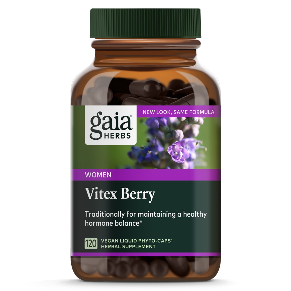 Women Vitex Berry -- 120 веганских жидких фито-капсул Gaia Herbs