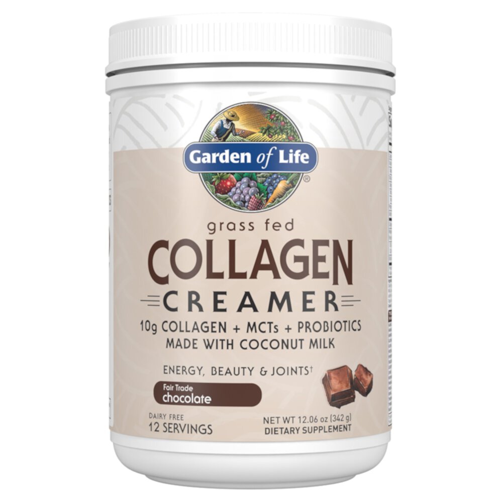 Garden of Life Collagen Creamer Chocolate — 11,64 унции Garden of Life