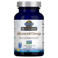 Dr. Formulated Advanced Omega Lemon -- 60 Softgels (Мягкие капсулы) Garden of Life