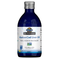 Dr. Formulated Alaskan Cod Liver Oil Lemon -- 13.5 fl oz (Жидкие унции) Garden of Life