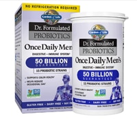 Dr. Formulated Probiotics Once Daily Men's -- 50 billion - 30 Vegetarian Capsules (Вегетарианские капсулы) Garden of Life