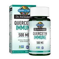 Формулированный кверцетин для иммунитета — 500 мг — 30 вегетарианских таблеток Garden of Life