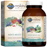 Mykind Organics Men's Multi 40 Plus -- 120 Vegan Tablets Garden of Life