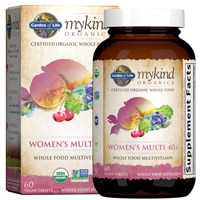 Mykind Organics Women's Multi 40 Plus - 60 веганских таблеток - Garden of Life Garden of Life