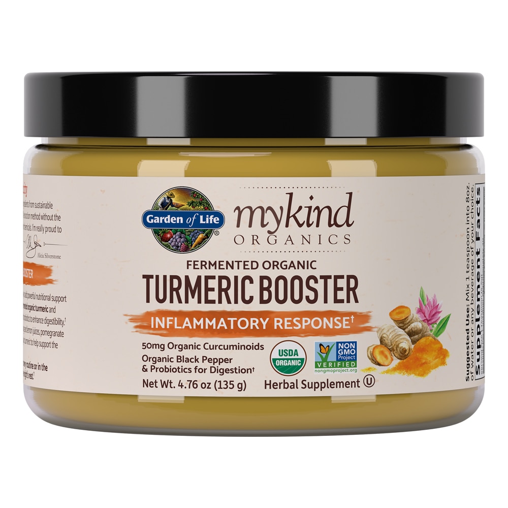 mykind Organics Turmeric Boost Inflammatory Response -- 4.76 oz (Унции) Garden of Life