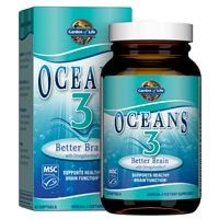 Oceans 3™ Better Brain with OmegaXanthin® -- 90 Softgels (Мягкие капсулы) Garden of Life