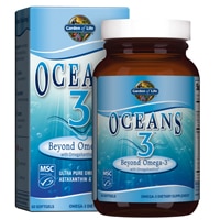 Oceans 3™ Beyond Omega-3™ с OmegaXanthin™ - 60 капсул - Garden of Life Garden of Life