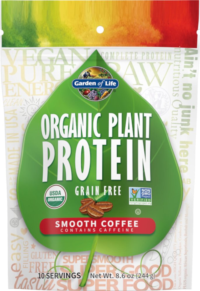 Кофе Garden of Life с органическим растительным белком – 10 порций Garden of Life