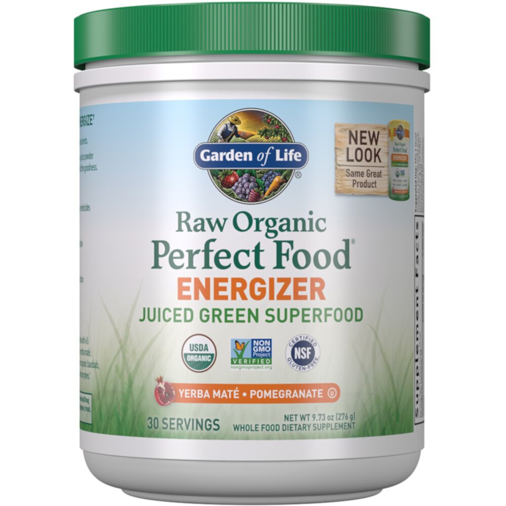 Raw Organic Perfect Food Energizer -- 9.8 oz (Унции) Garden of Life